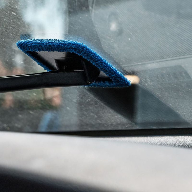 K2 Window Cleaner  Щітка для чищення скла мікрофібра з ручкою х12 NEW — фото товара №3